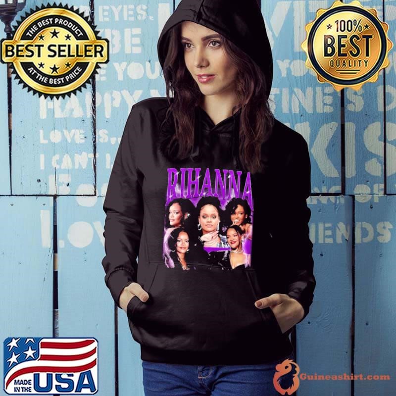 Rihanna Barbadian singer businesswoman and actress Collage Hoodie