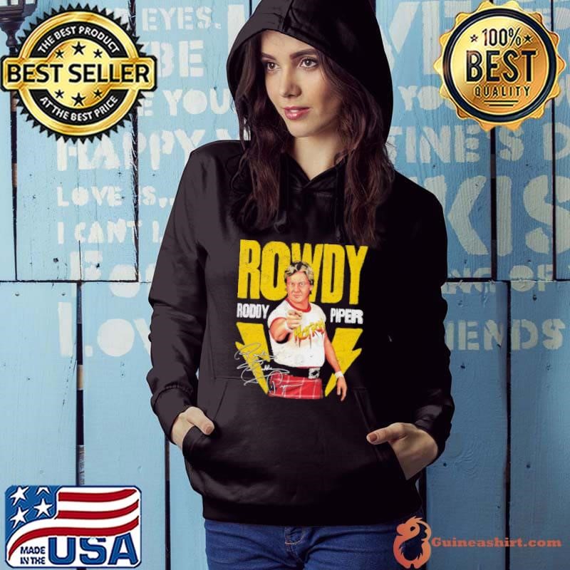 Roddy Piper Lightning Signature Canadian professional wrestler and actor Hoodie