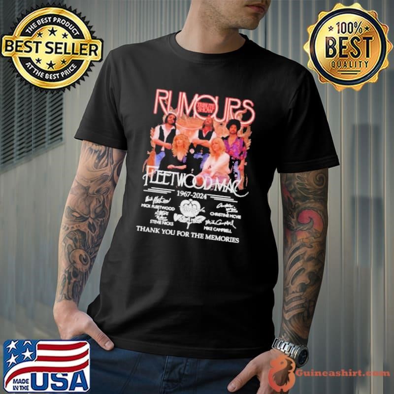 Rumours Tribute Show Fleetwood Mac 1967-2024 Thank You For The Memories Unisex