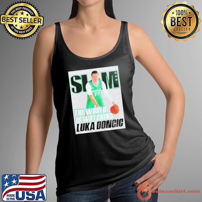 SLAM Luka Doncic The World Is Watching Basketball Shirt