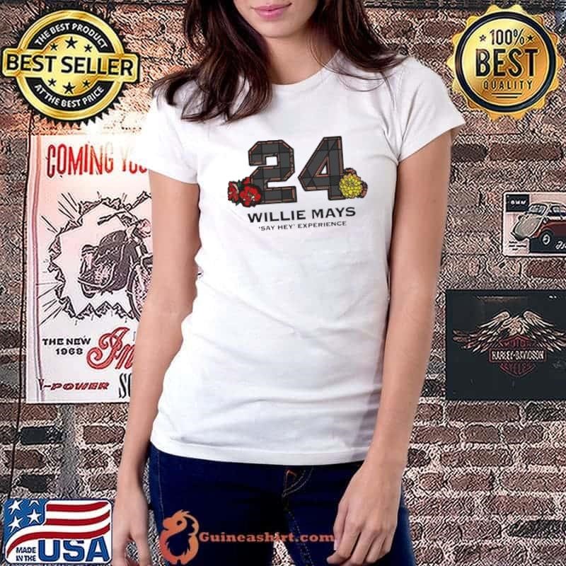 San Francisco Giants Willie Mays baseball player say hey experience shirt