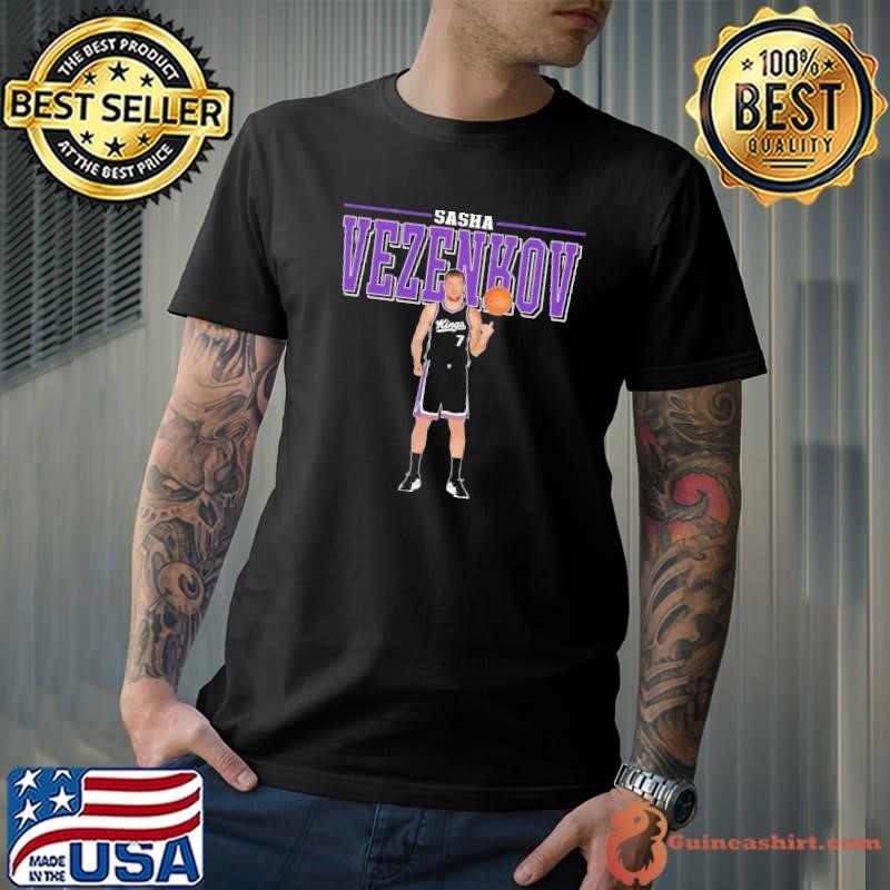 Sasha Vezenkov Bulgarian professional basketball player Sacramento Kings T-Shirt