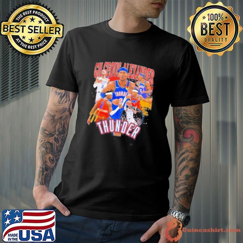Shai Gilgeous-Alexander Oklahoma City Thunder Player Crossroads Vintage Shirt