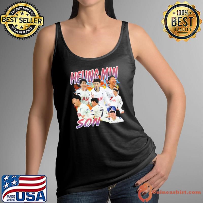 Son-Heung Min South Korean professional footballer Retro Collage Tank Top