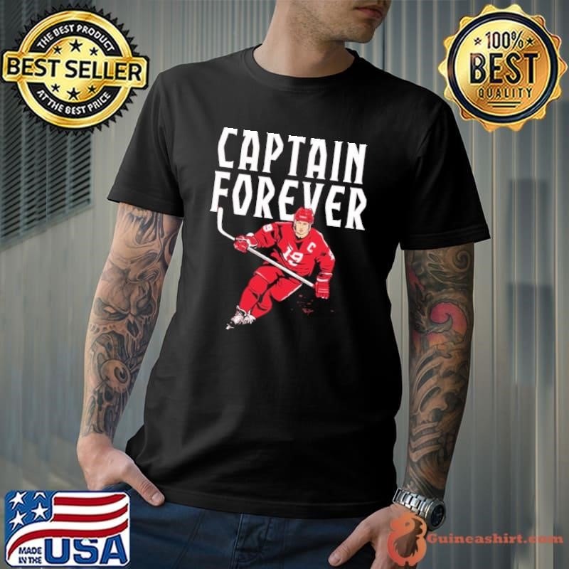 Steve Yzerman Canadian former professional ice hockey player Captain Forever T-Shirt