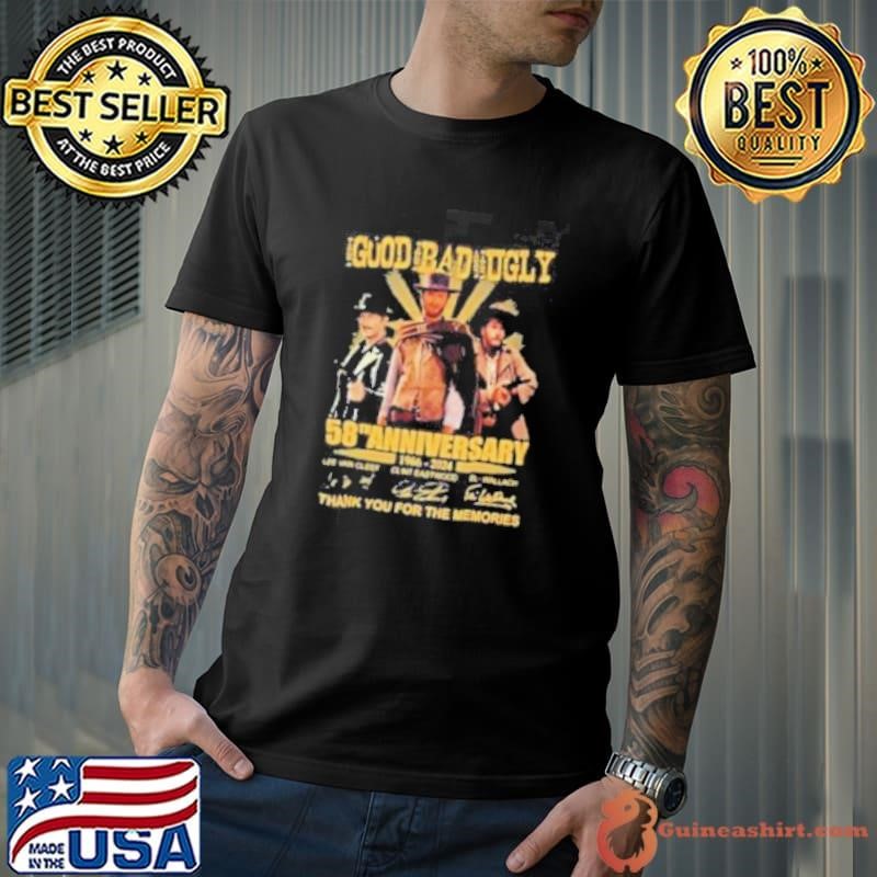 The Good, The Bad And The Ugly 58th Anniversary 1966 2024 Thank You For The Memories Shirt