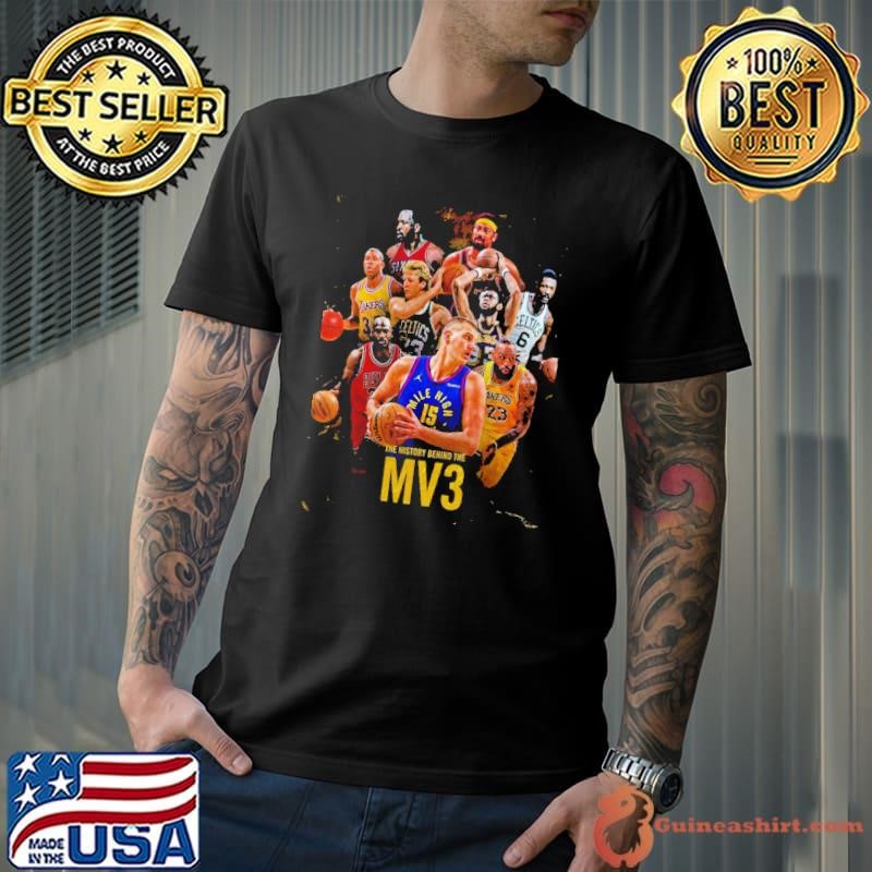 The History Behind Nikola Jokic’s Third Regular Season MVP Award T-Shirt