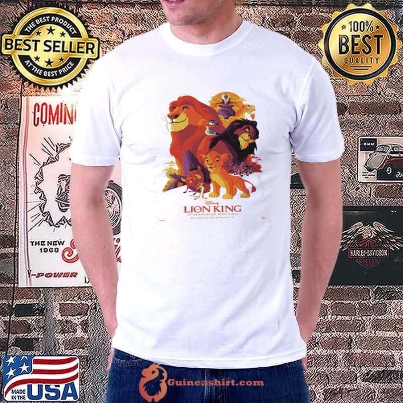 The Lion King Disney 30th Anniversary Screenings Returns To Theaters July 12 2024 shirt, Unisex