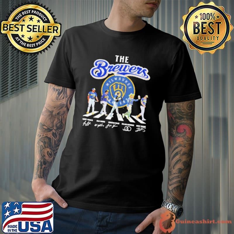 The Milwaukee Brewers Team Abbey Road 2024 Signatures Unisex