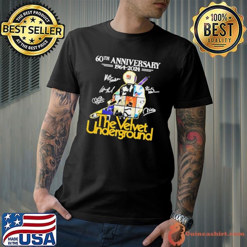 The Velvet Underground Fan 60th Anniversary Thank You For The Memories 1964-2024 Shirt