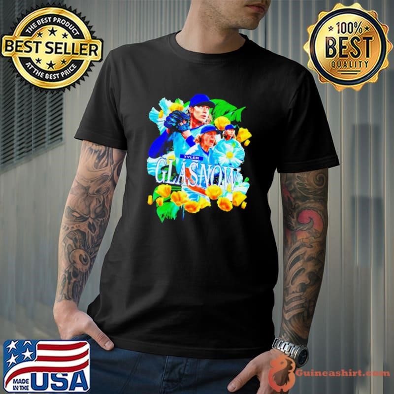 Tyler Glasnow Los Angeles Dodgers flowers shirt