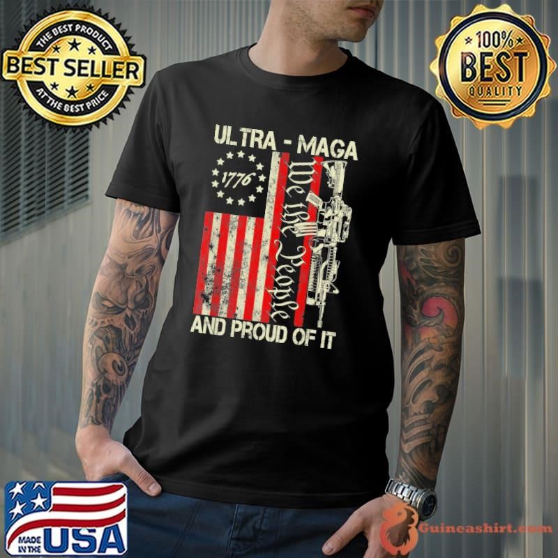 Vintage Ultra MAGA Old American Flag 1776 We The People USA Unisex