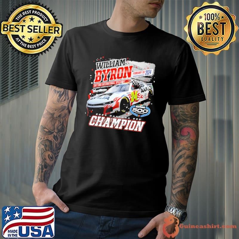 William Byron American professional stock car racing driver 500 Champion Past Champions T-Shirt