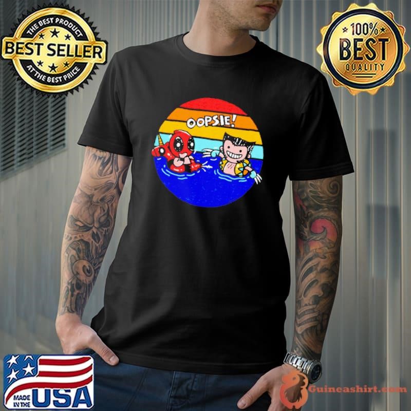 Wolverine and Deadpool oopsie summer claws shirt