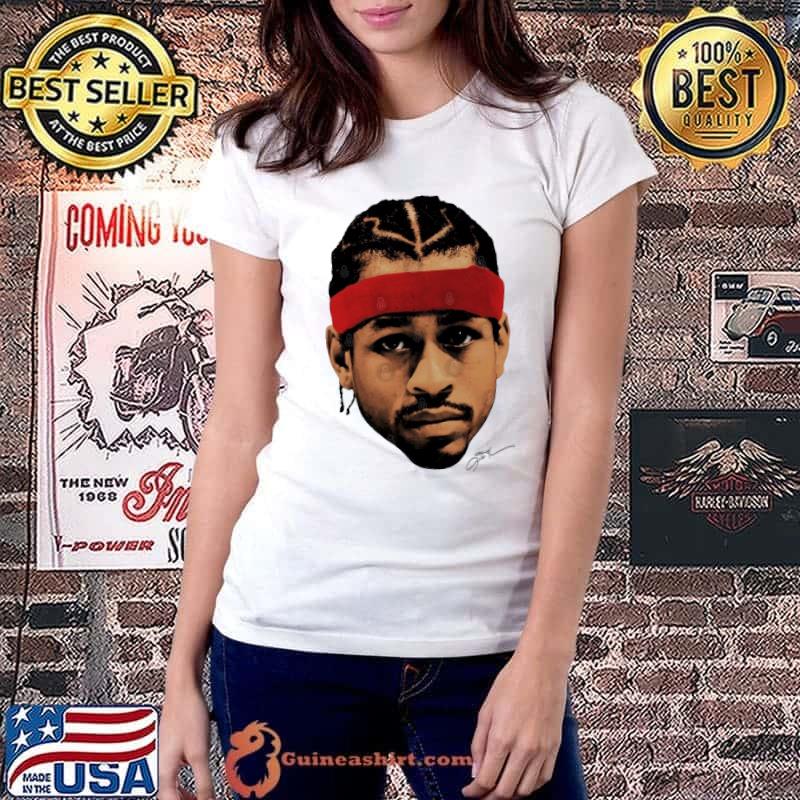 Allen Iverson Big Face American former professional basketball shirt
