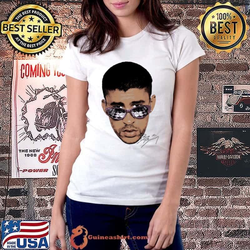Bad Bunny Big Face Puerto Rican rapper, singer and record producer shirt