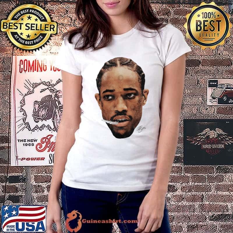 Demar Derozan American professional basketball player Big Face Signature shirt