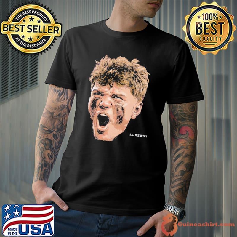 J.J. Mccarthy Minnesota Portrait American football quarterback Minnesota Vikings shirt