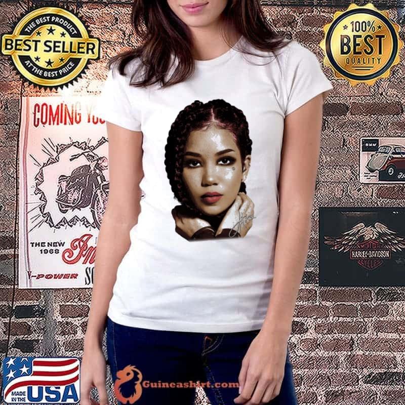 Jhene Aiko Big Face American R&B singer-songwriter and rapper shirt