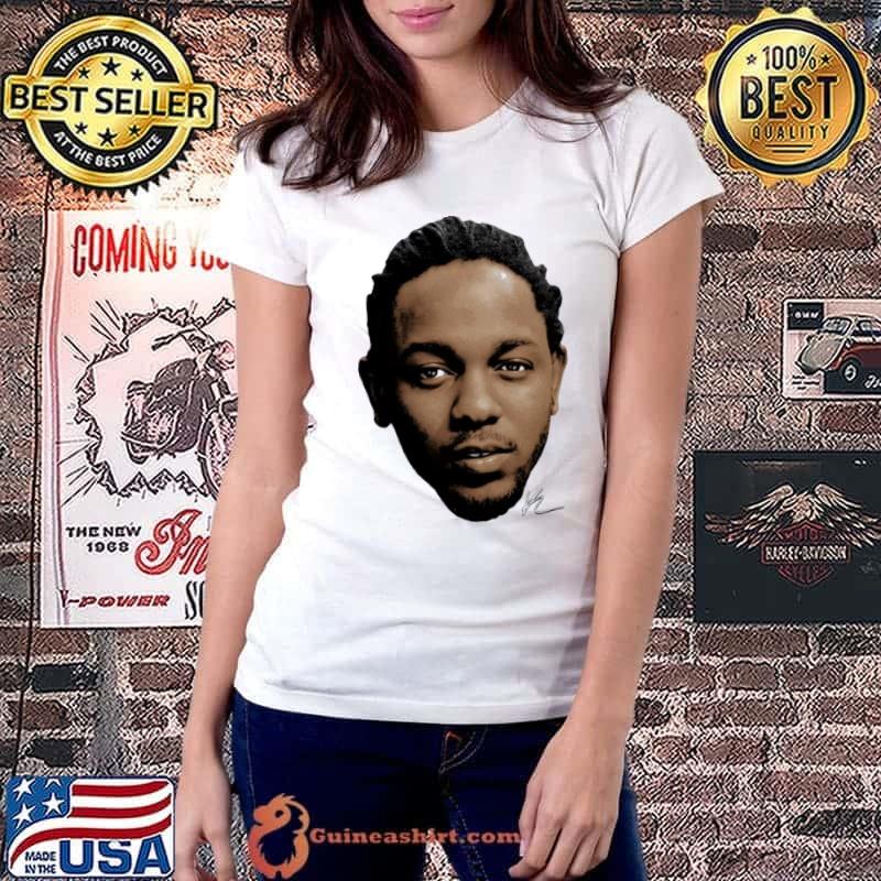 Kendrick Lamar Big Face American rapper and songwritershirt