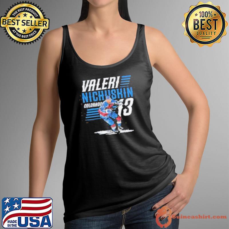 Valeri Nichushkin Colorado hockey player name shirt