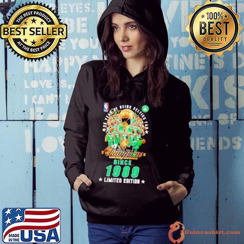 35 Years Of Boston Celtics Fan 2024 NBA Champions Since 1989 Hoodie
