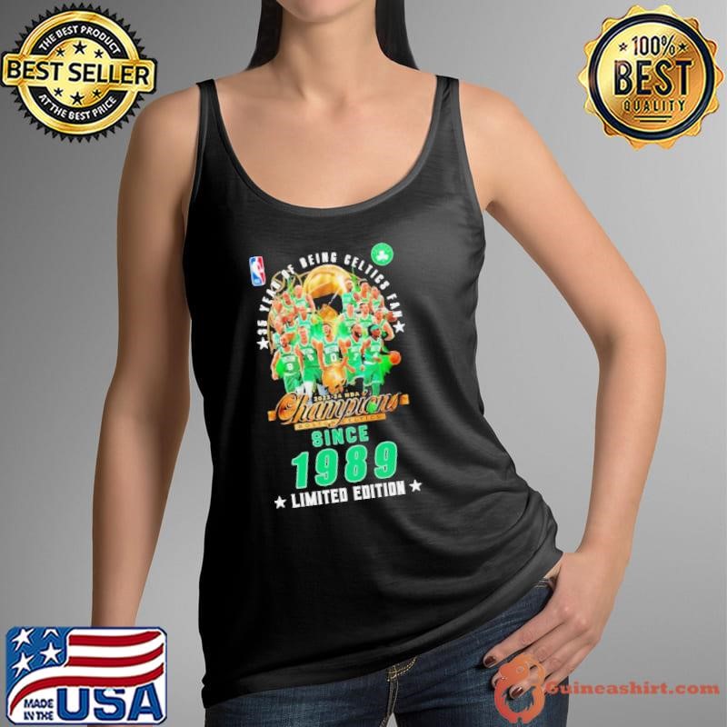 35 Years Of Boston Celtics Fan 2024 NBA Champions Since 1989 Tank Top