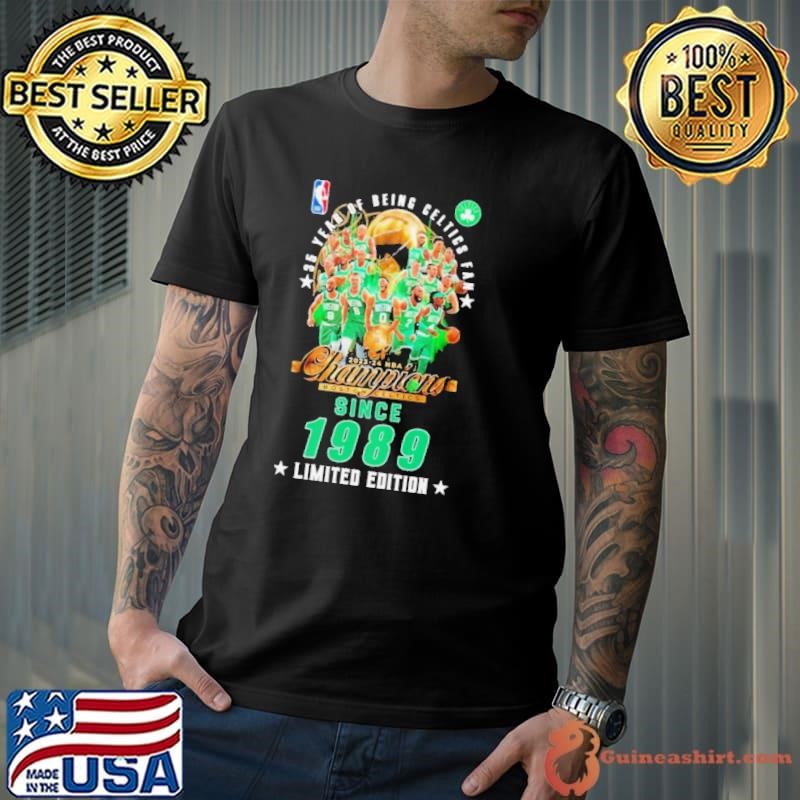 35 Years Of Boston Celtics Fan 2024 NBA Champions Since 1989 Shirt