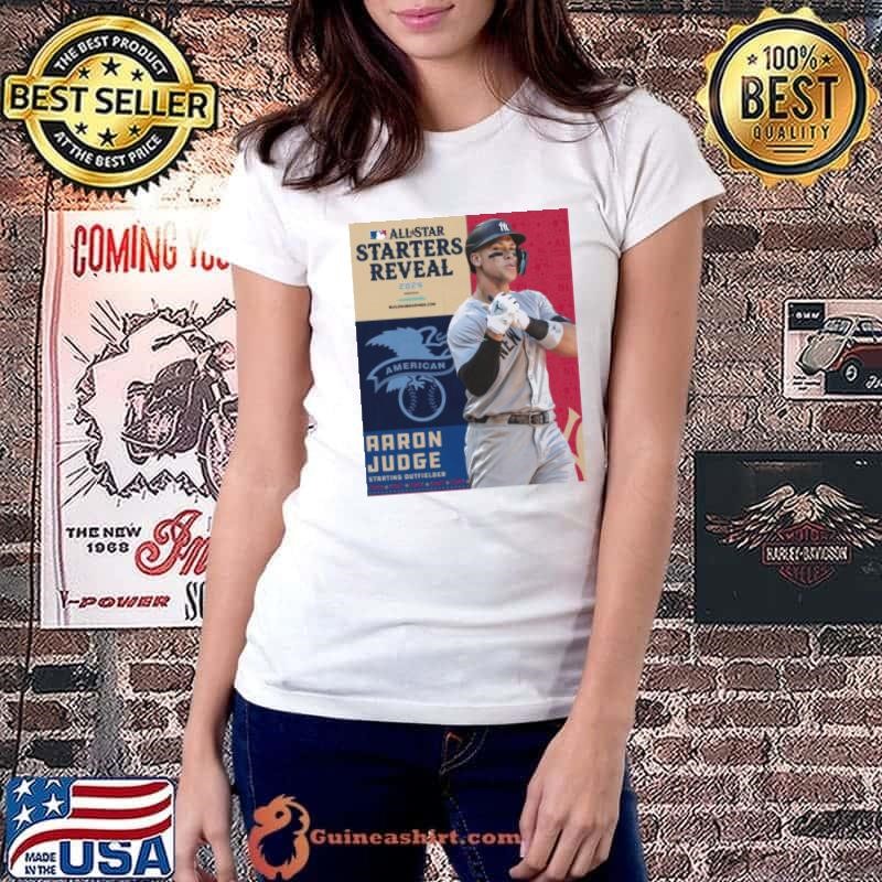 American Leagues Aaron Judge Starting Outfielder All-Star Starts Reveal shirt