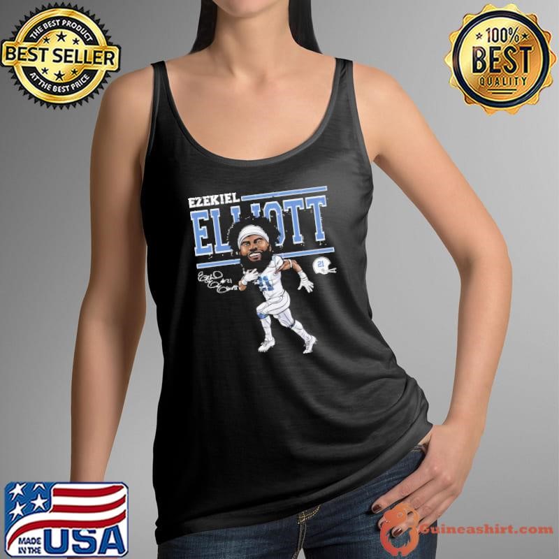 American football running back ezekiel elliott cartoon T-Shirt