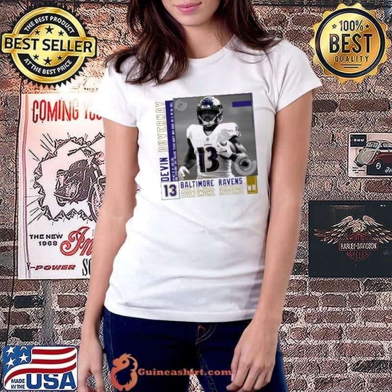American football wide receiver and return specialist devin duvernay T-Shirt