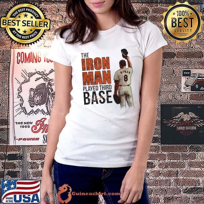 American former baseball shortstop cal ripken jr ironman T-Shirt