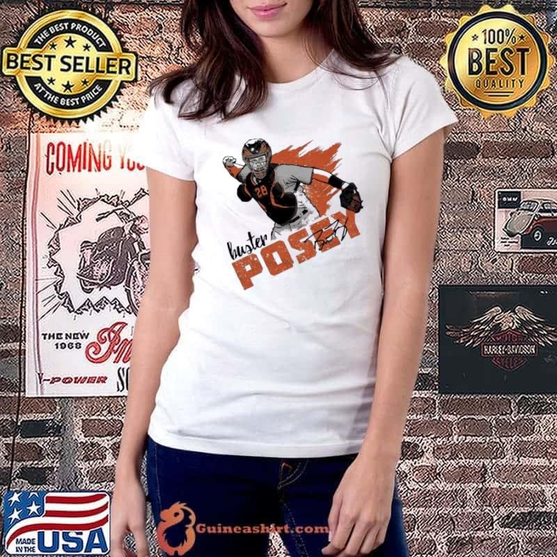 American former professional baseball catcher buster posey T-Shirt