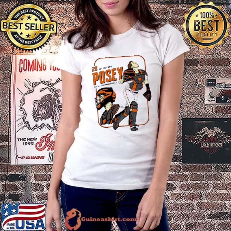 American former professional baseball catcher buster posey baseball T-Shirt