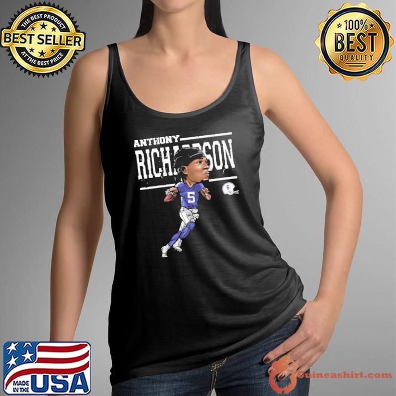 Anthony Richardson Indianapolis Cartoon American football quarterback T-Shirt