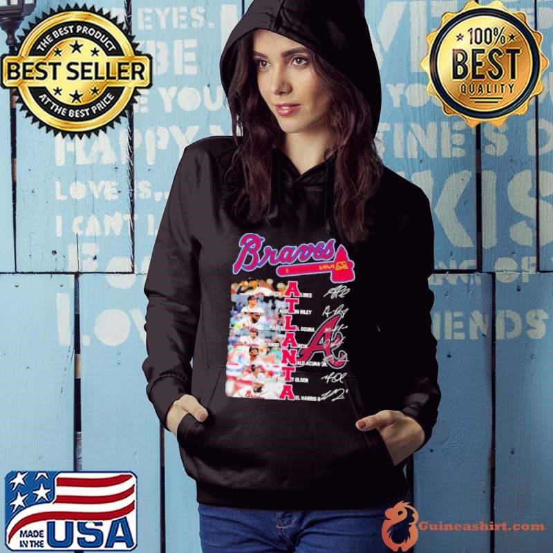 Atlanta Braves Team Players 2024 Signatures Hoodie