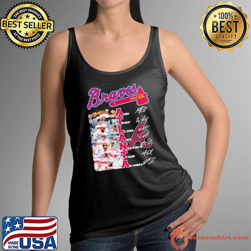 Atlanta Braves Team Players 2024 Signatures Tank Top