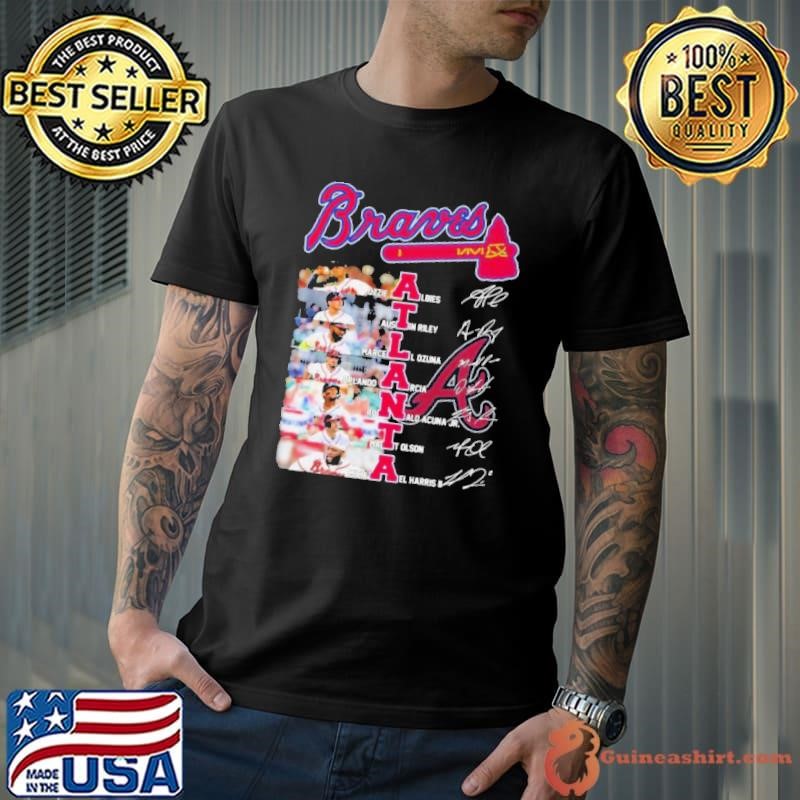 Atlanta Braves Team Players 2024 Signatures shirt