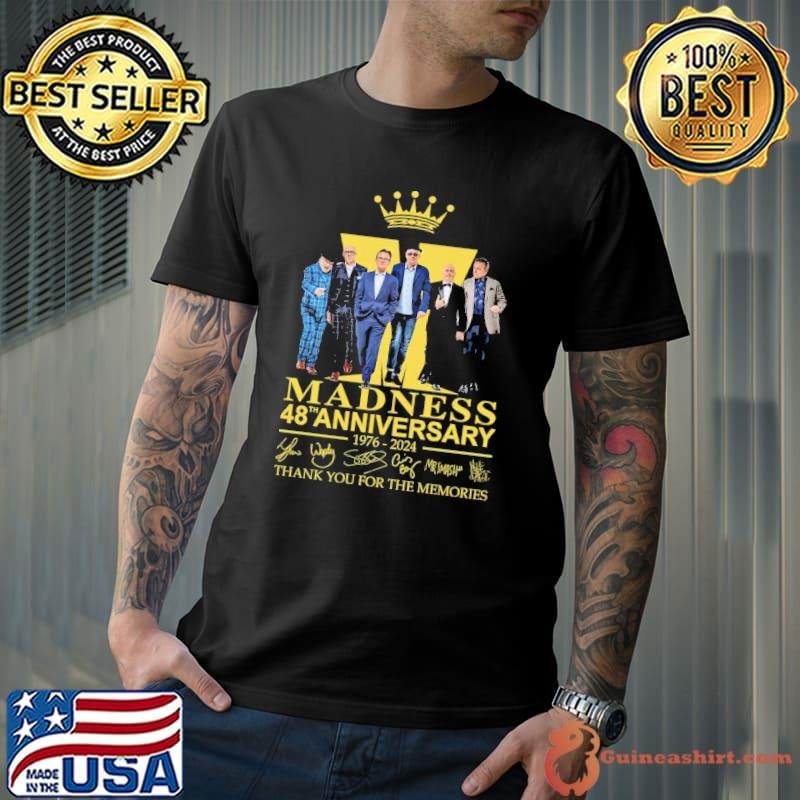 Awesome Madness 48th anniversary 1976 2024 thank you for the memories signature T-Shirt