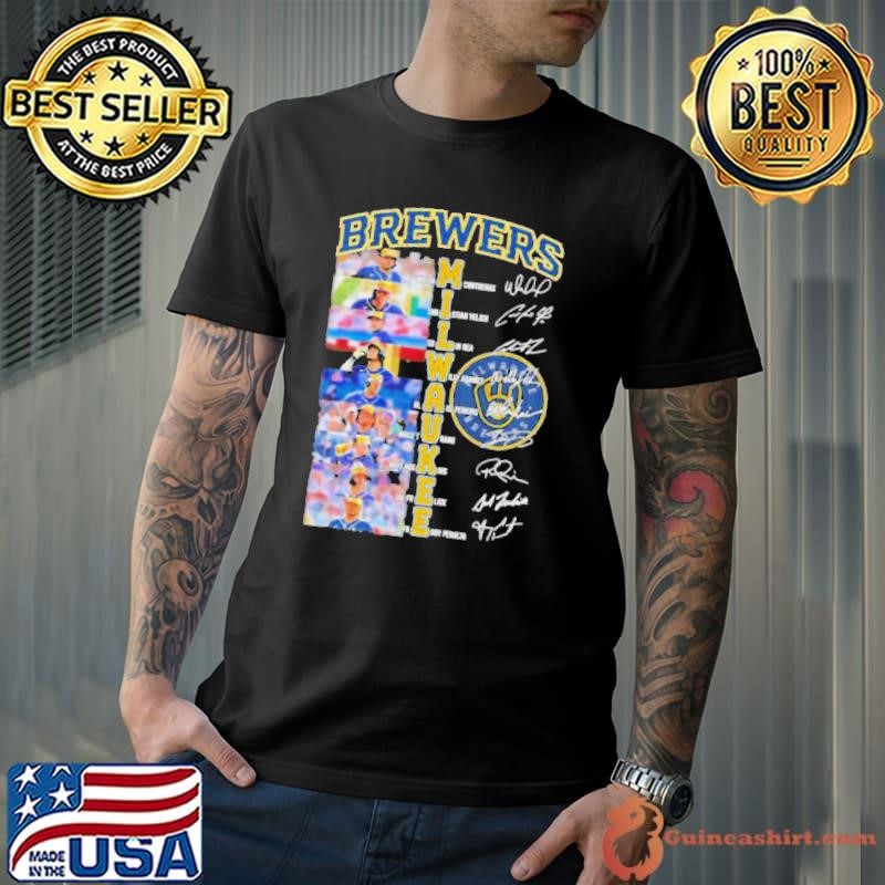 Baseball Brewers Team Players 2024 Signatures shirt