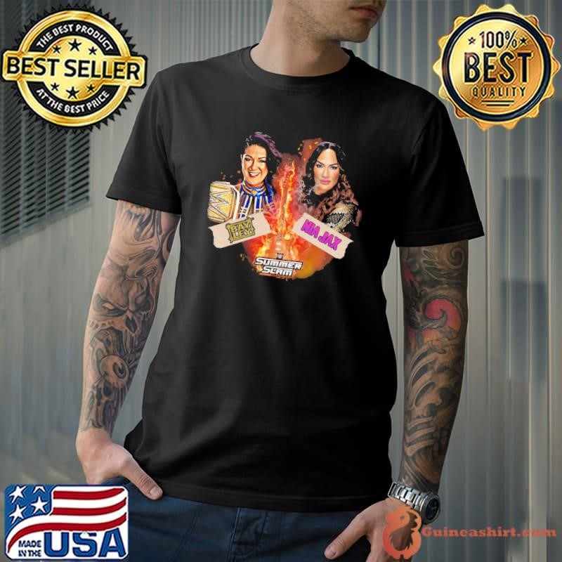 Bayley vs Jax SummerSlam 2024 World Heavyweight Championship T-Shirt