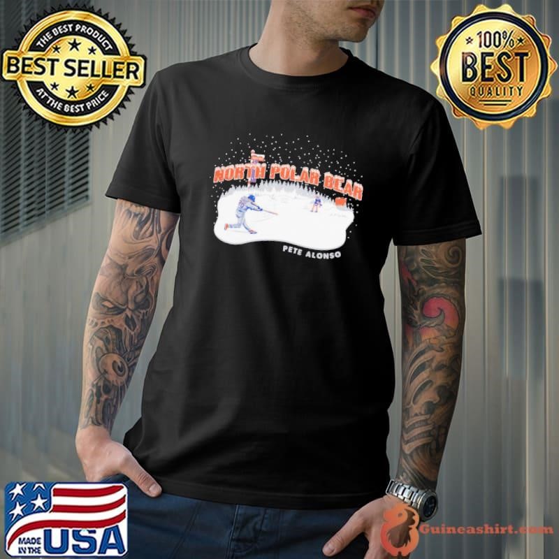 Best Pete Alonso American professional baseball first baseman North Polar Bear T-Shirt