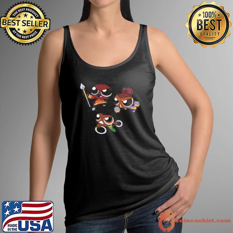 Black Panther The Powerpuff Girls Graphic Shirt