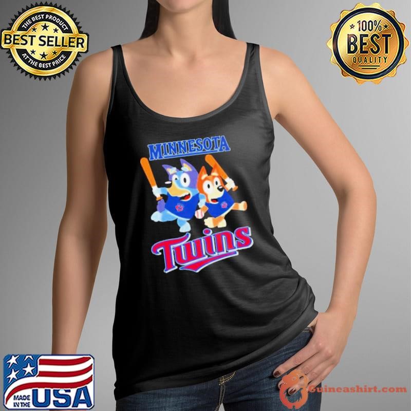 Bluey Minnesota Twins Baseball Tank Top