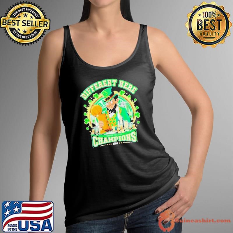 Boston Celtics Different Here 2024 NBA World Champions Signatures shirt