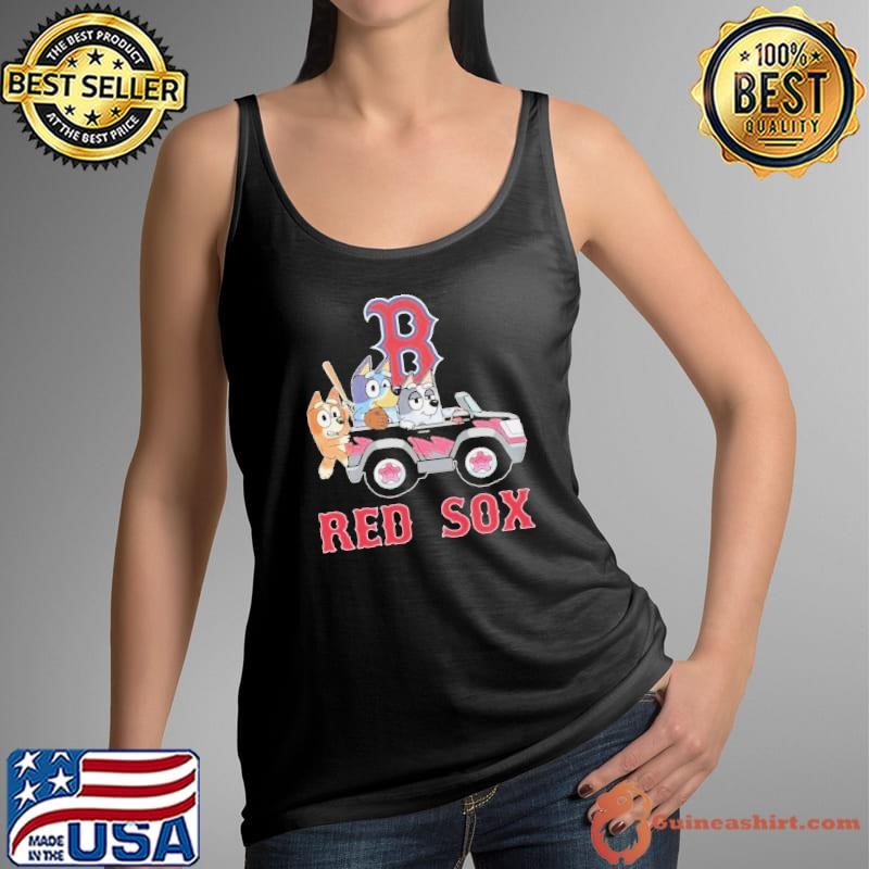 Boston Red Sox Baseball Fan Bluey Heeler Family shirt