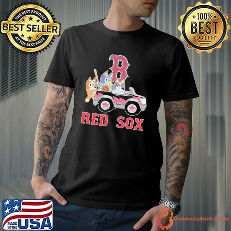 Boston Red Sox Baseball Fan Bluey Heeler Family Unisex