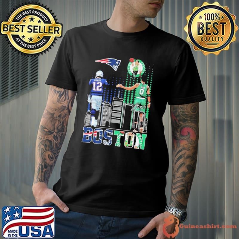Boston Sports Teams Jayson Tatum And Tom Brady Signatures Unisex