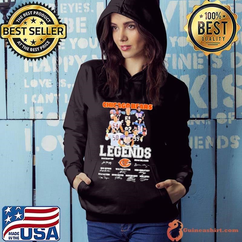 Chicago Bears The Legends Players Signatures Hoodie