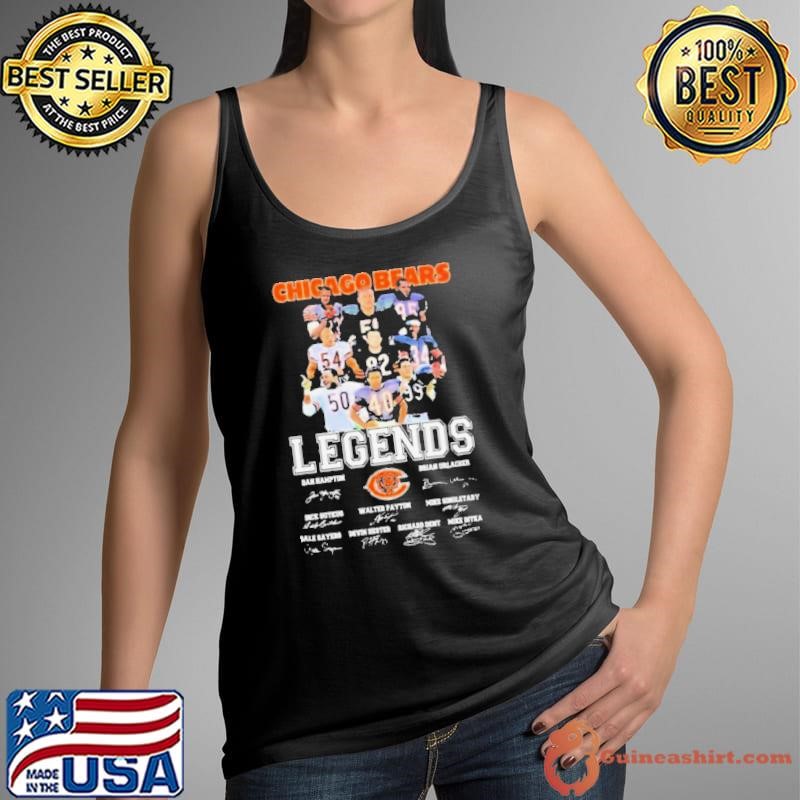 Chicago Bears The Legends Players Signatures Tank Top